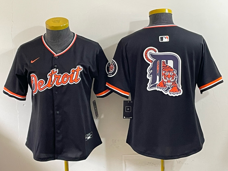 youth Detroit Tigers blank black Nike 2026 MLB Jersey 0408002->youth mlb jersey->Youth Jersey